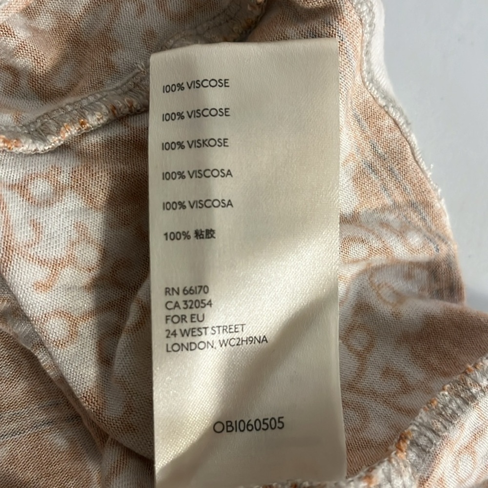 Anthropologie Terri Embroidered Mixed Print Top Size S‎ - Picture 7 of 7
